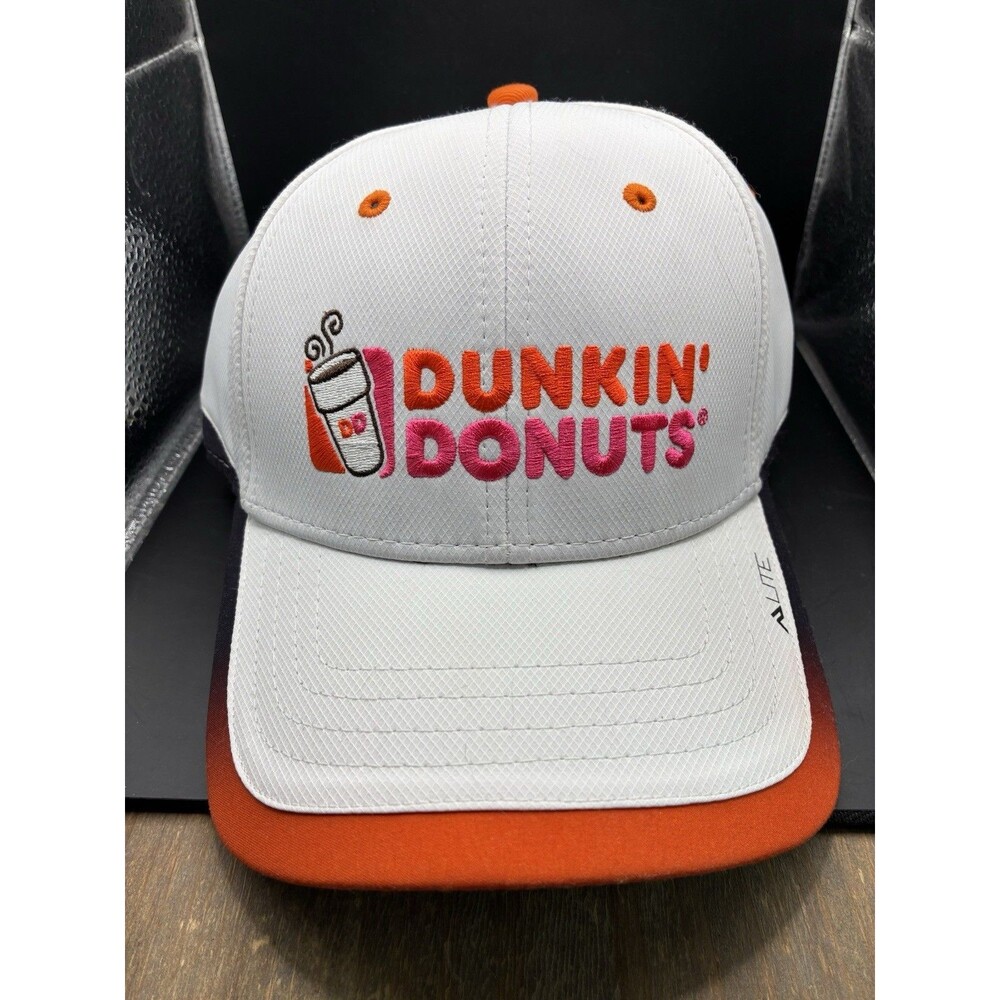 Dunkin Doughnuts White Logo Baseball Cap One Size Fits all Cap